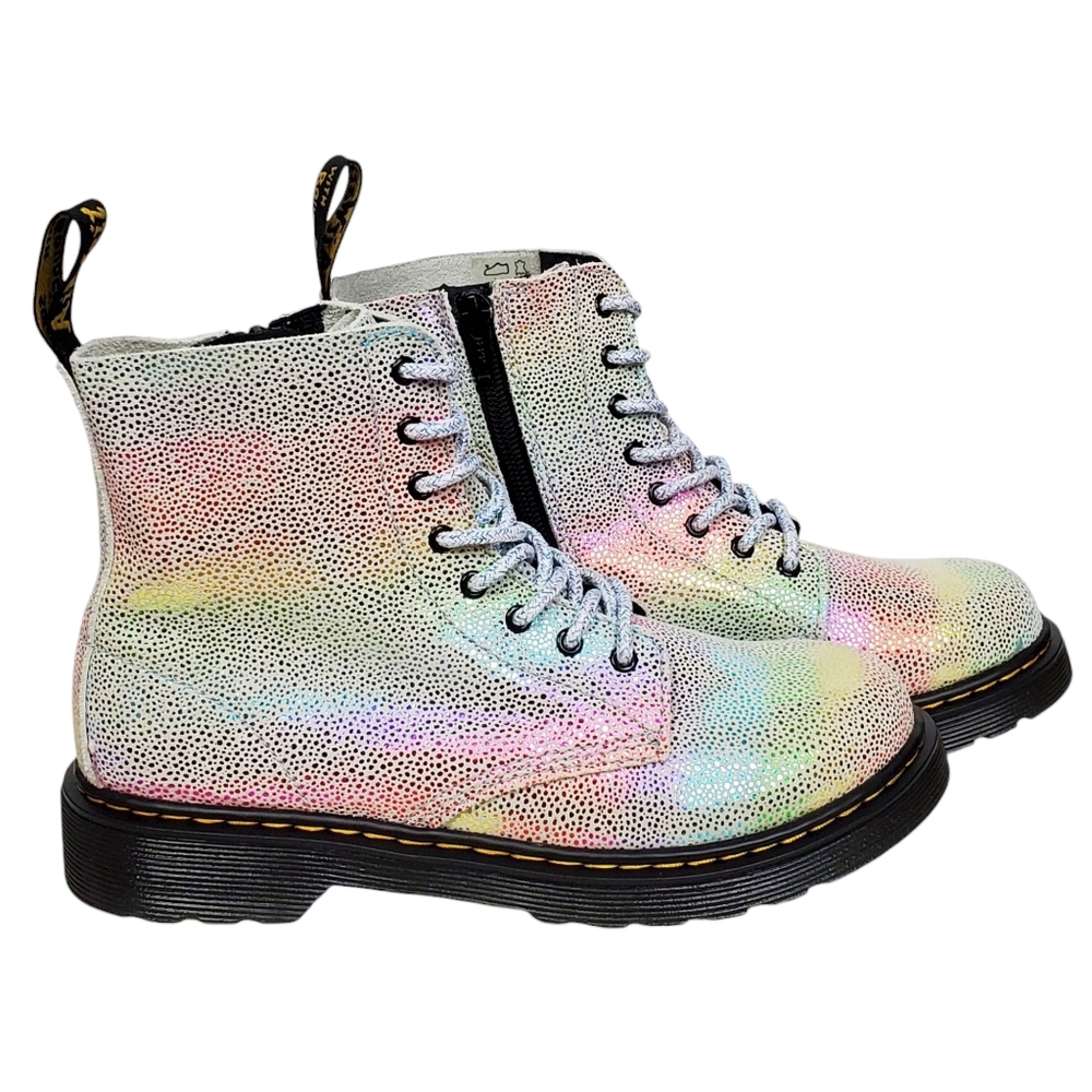 ✨ Dr. Martens 1460 Pascal J Boots Rainbow Kidray Leather 🌈 - Picture 2 of 13